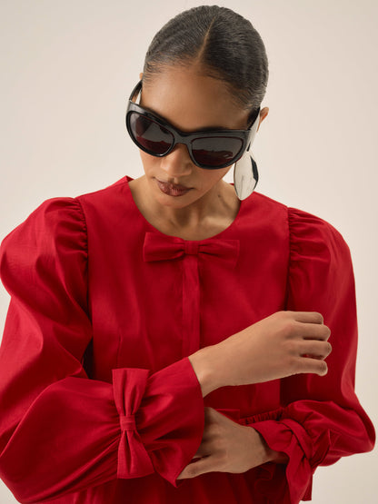 For Love and Lemons Lucia Top - Red