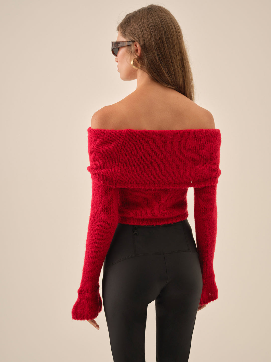 For Love and Lemons Aspen Knit Top - Red