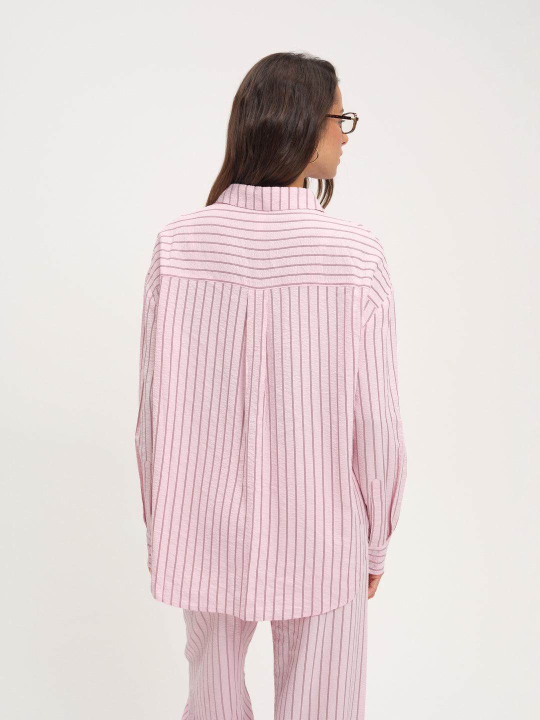 For Love and Lemons Mindy Button-Down Shirt - Pink