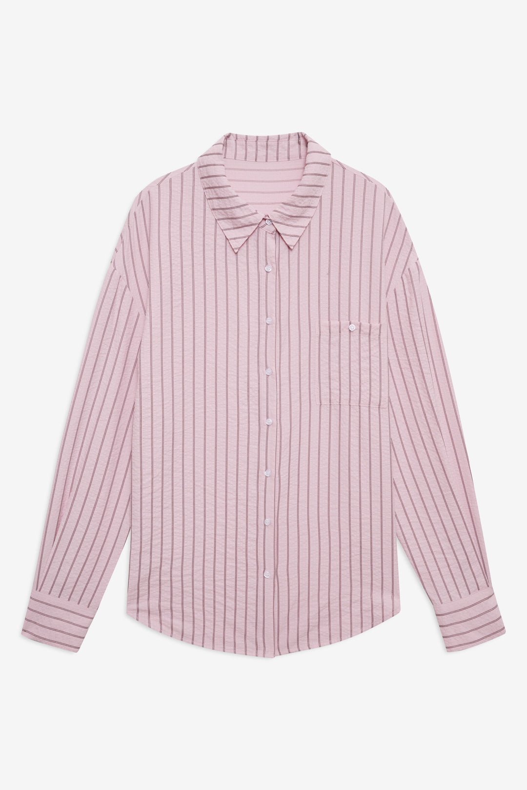 For Love and Lemons Mindy Button-Down Shirt - Pink