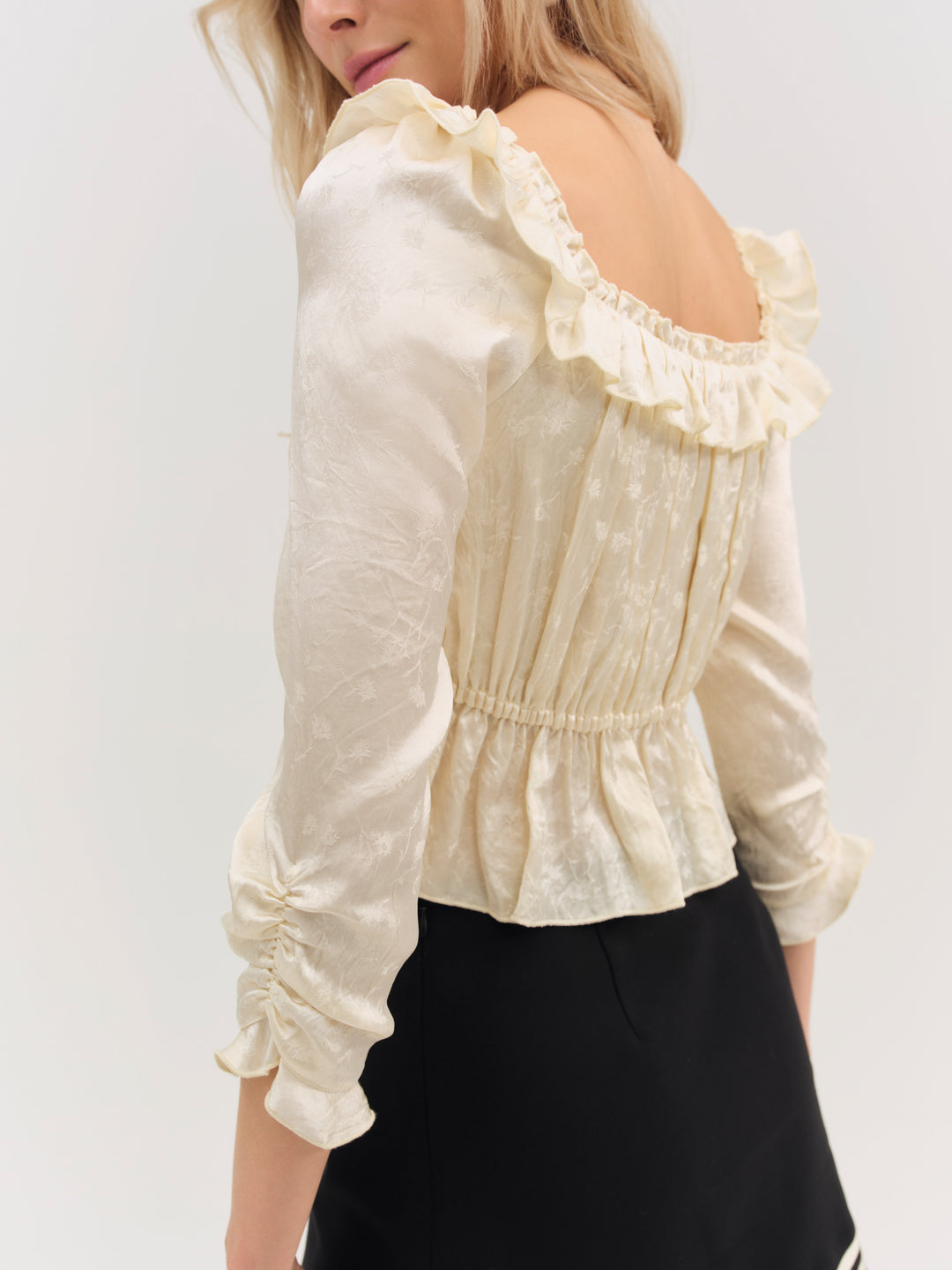 For Love and Lemons Clarissa Top - Cream