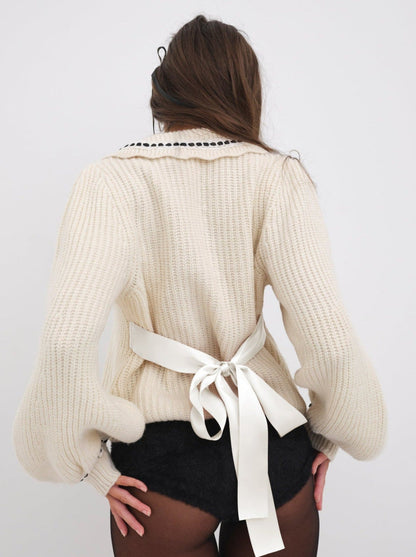 For Love and Lemons Jade Cardigan - Cream