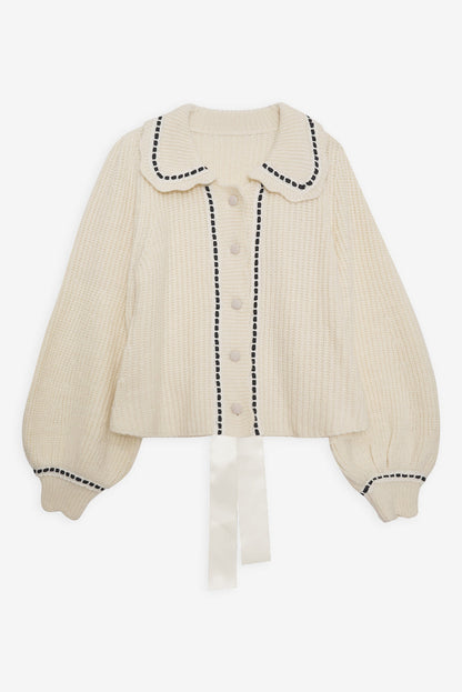 For Love and Lemons Jade Cardigan - Cream