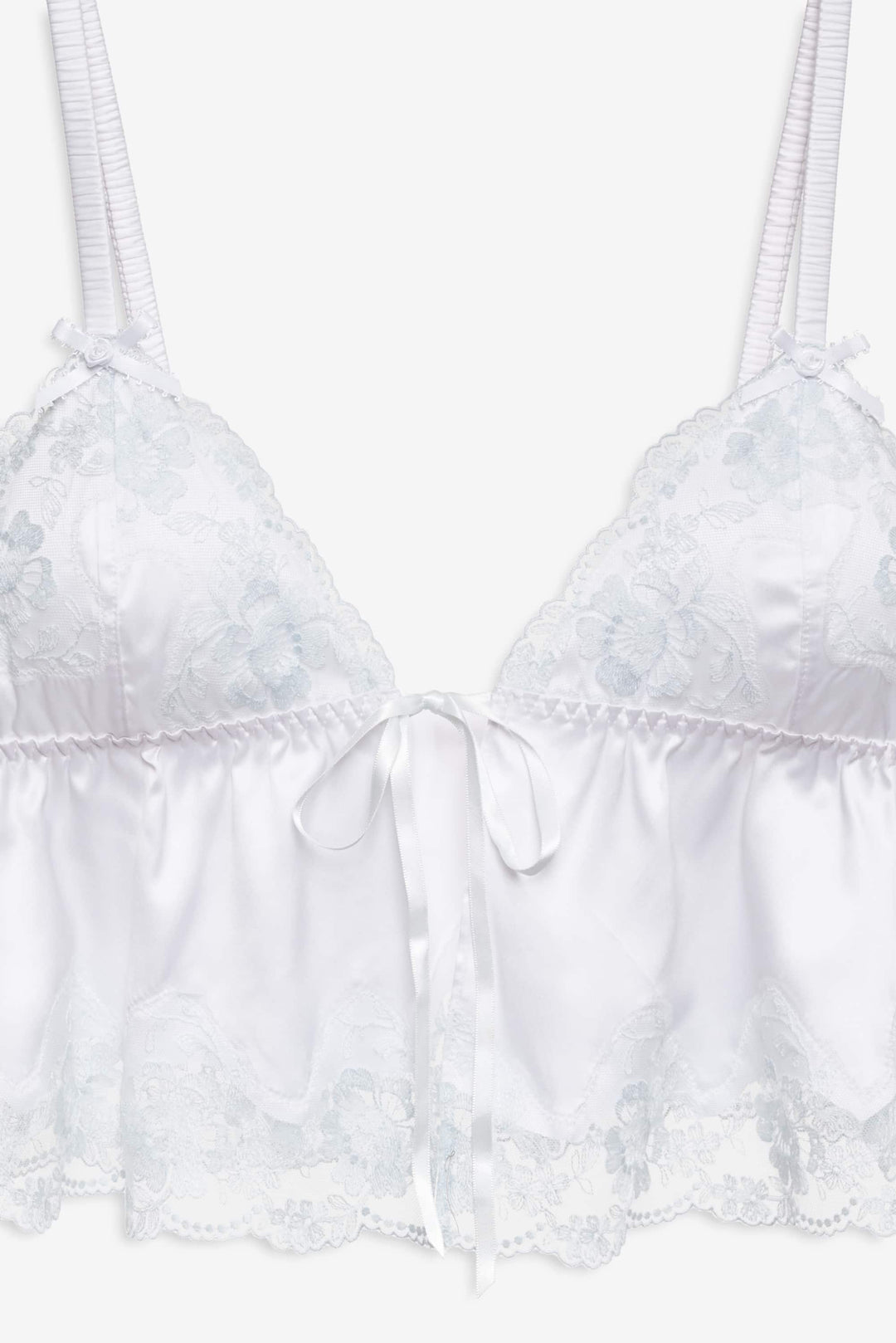For Love and Lemons Jaden Sleep Top - White