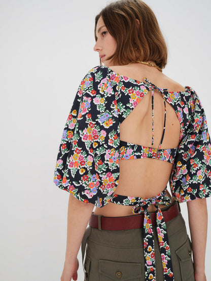 For Love and Lemons Tate Crop Top - Multi