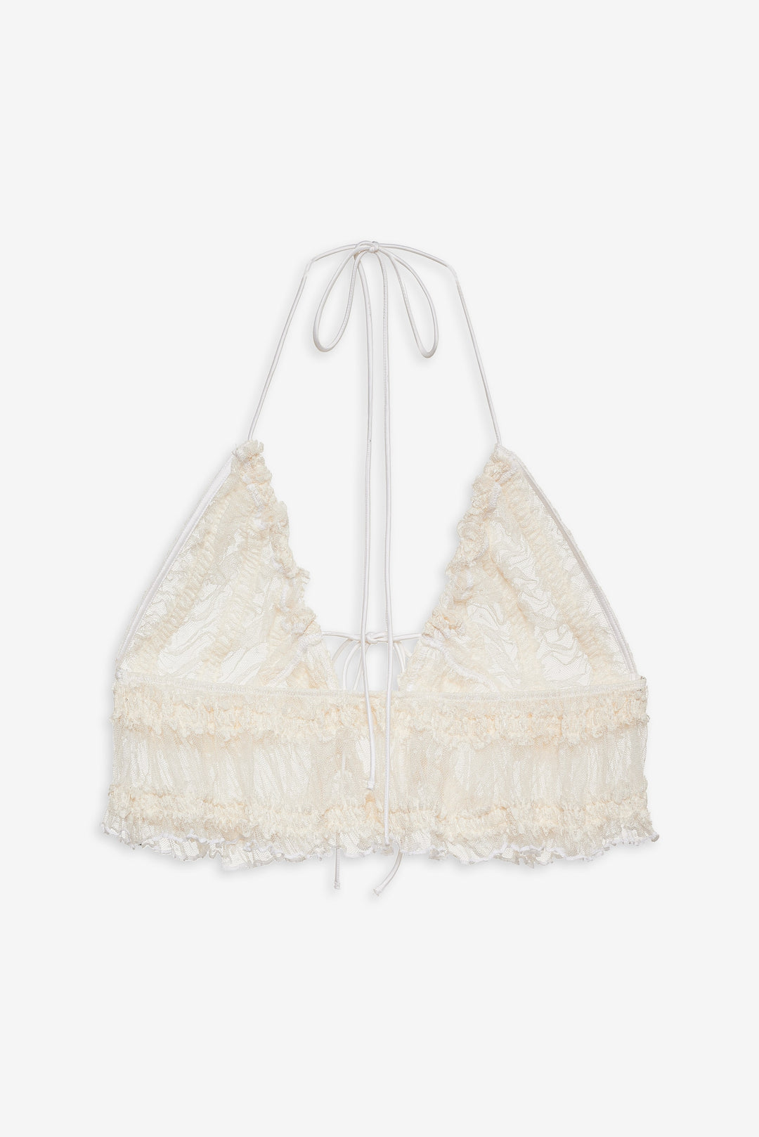 For Love and Lemons Romy Bralette Top - White