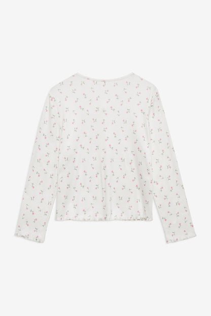 For Love and Lemons Elliana Cardigan - White