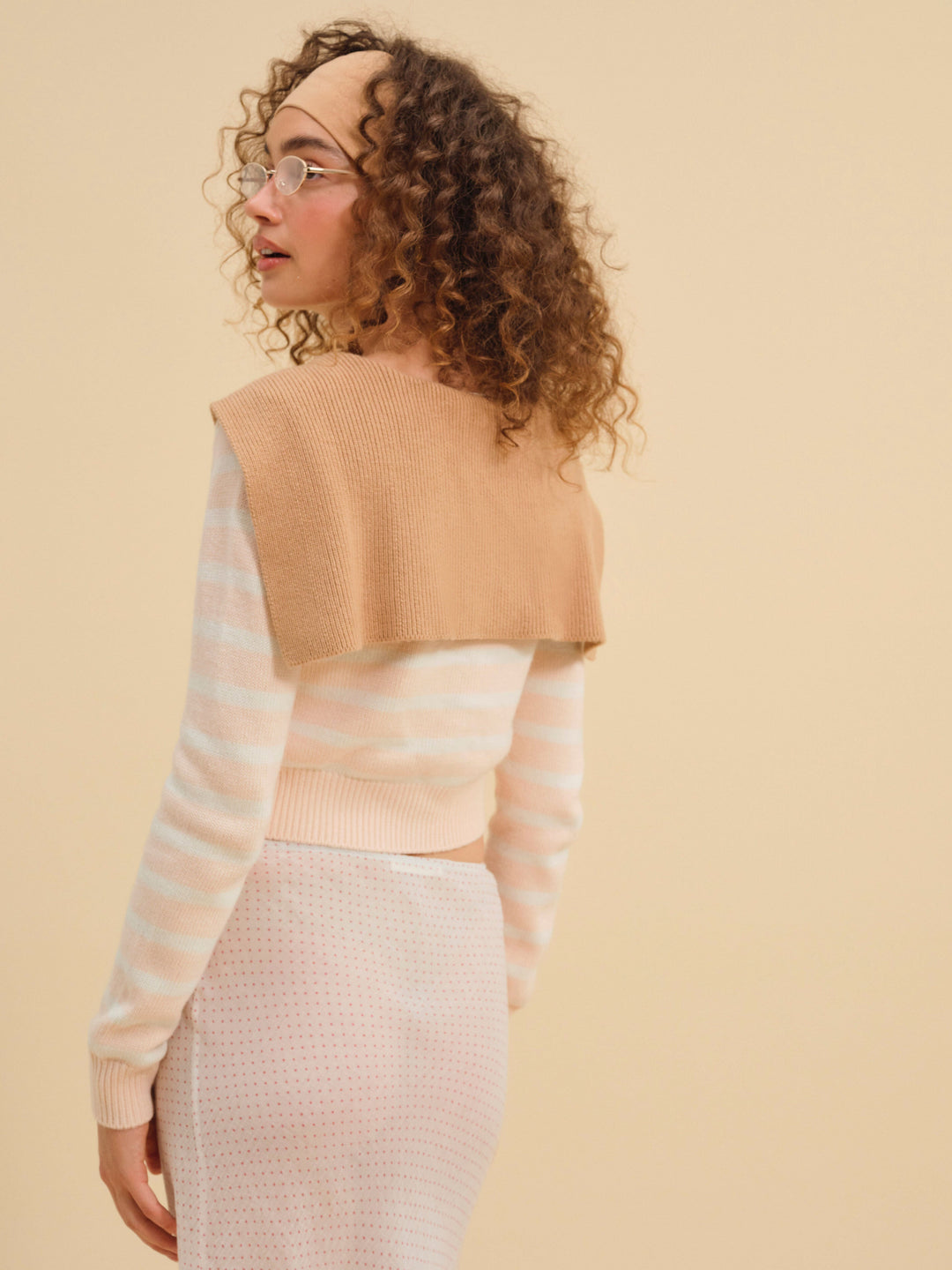 For Love and Lemons Sophia Stripe Cardigan - Pink