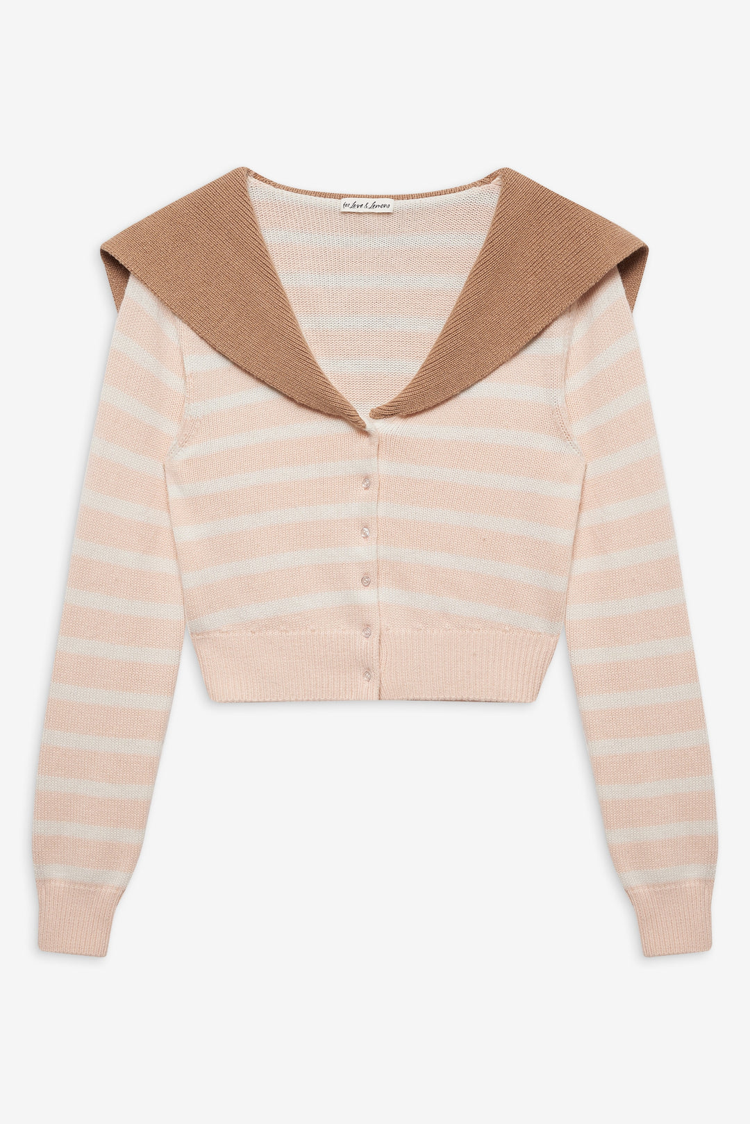 For Love and Lemons Sophia Stripe Cardigan - Pink