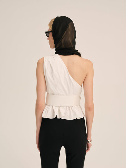 For Love and Lemons Quinne Top - White