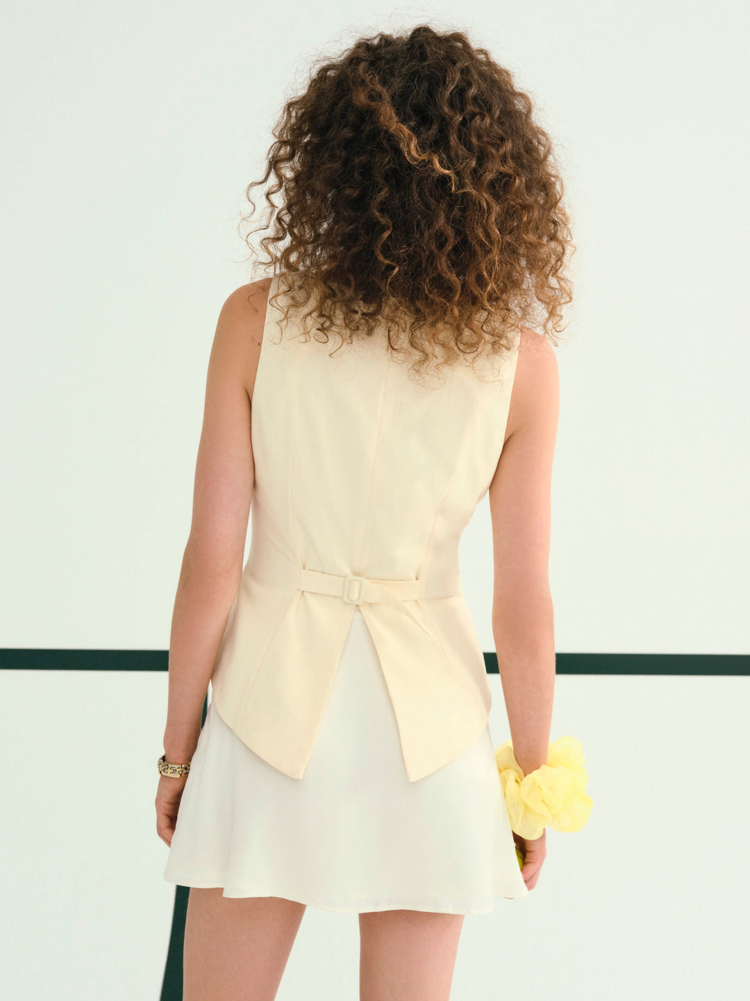 For Love and Lemons Elanah Vest - Yellow