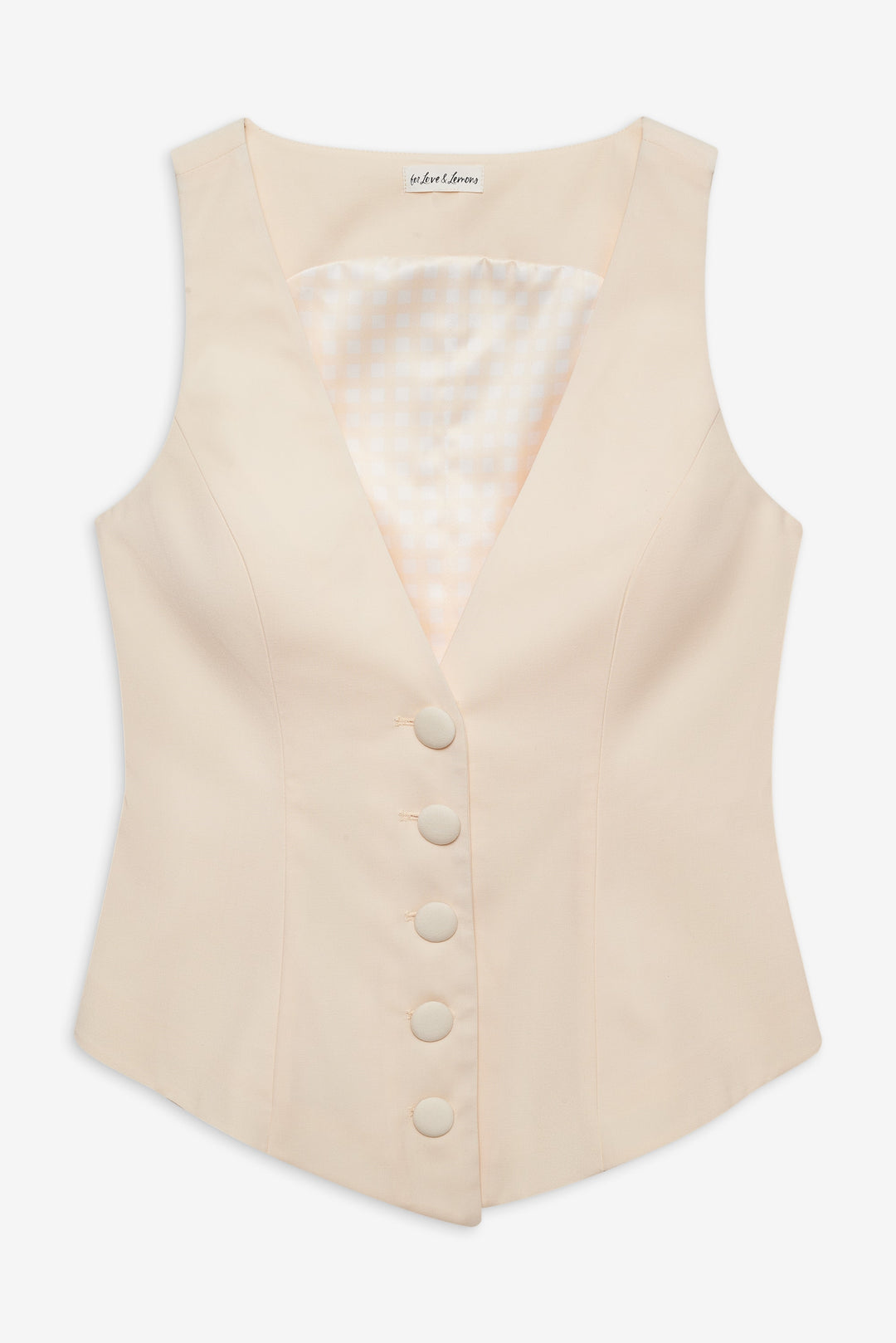 For Love and Lemons Elanah Vest - Yellow