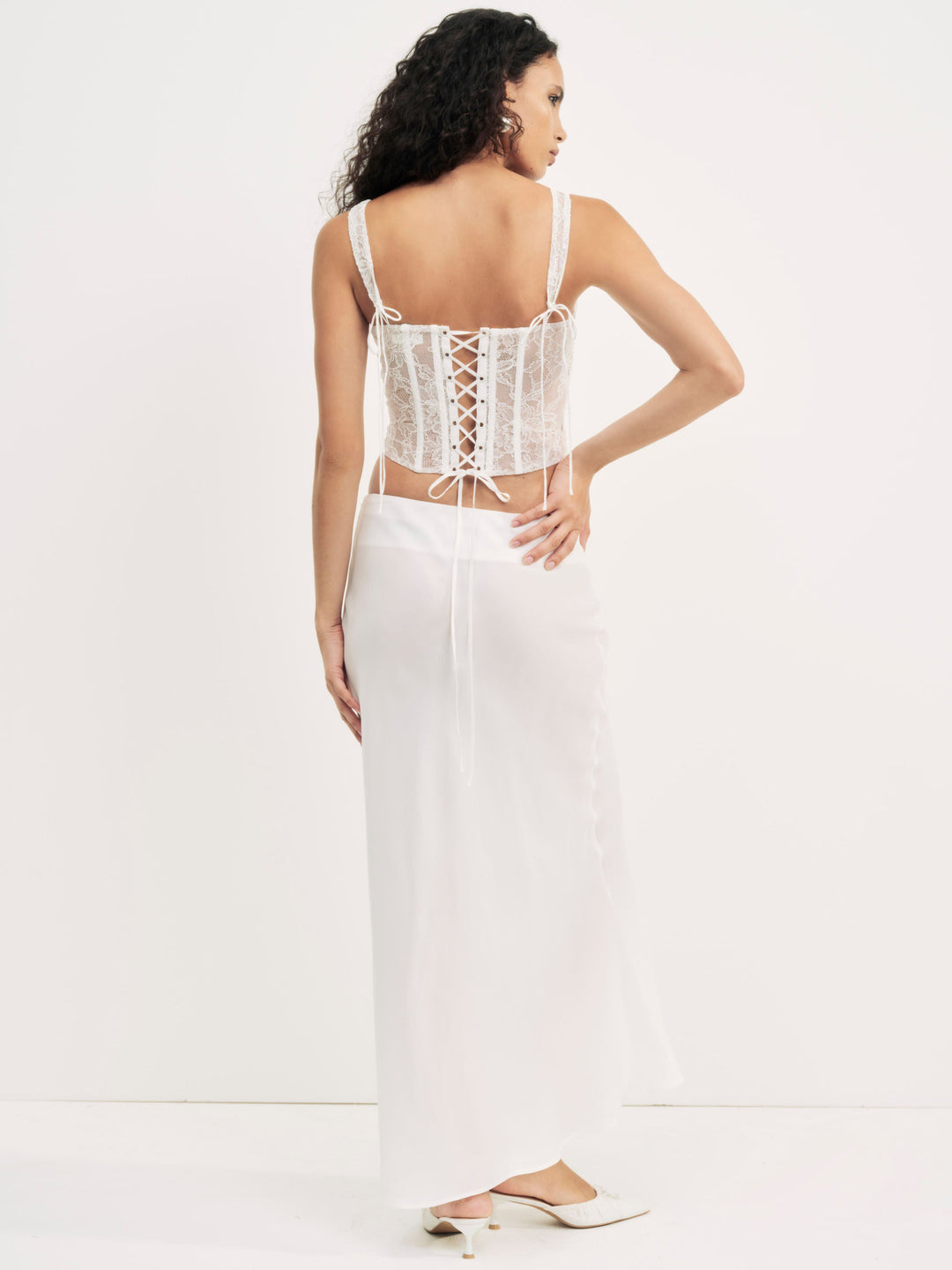 For Love and Lemons Leah Bustier - Cream