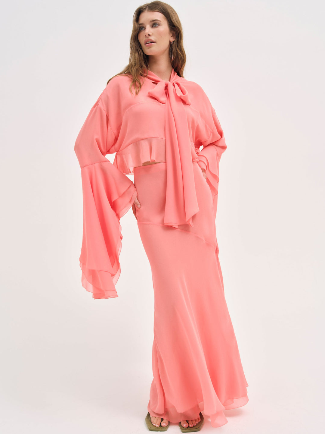 For Love and Lemons Joana Top - Peach