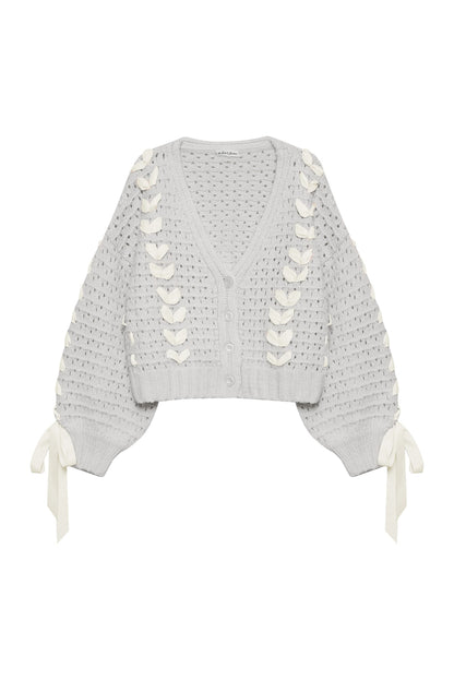 For Love and Lemons Laurel Oversized Cardigan - Grey