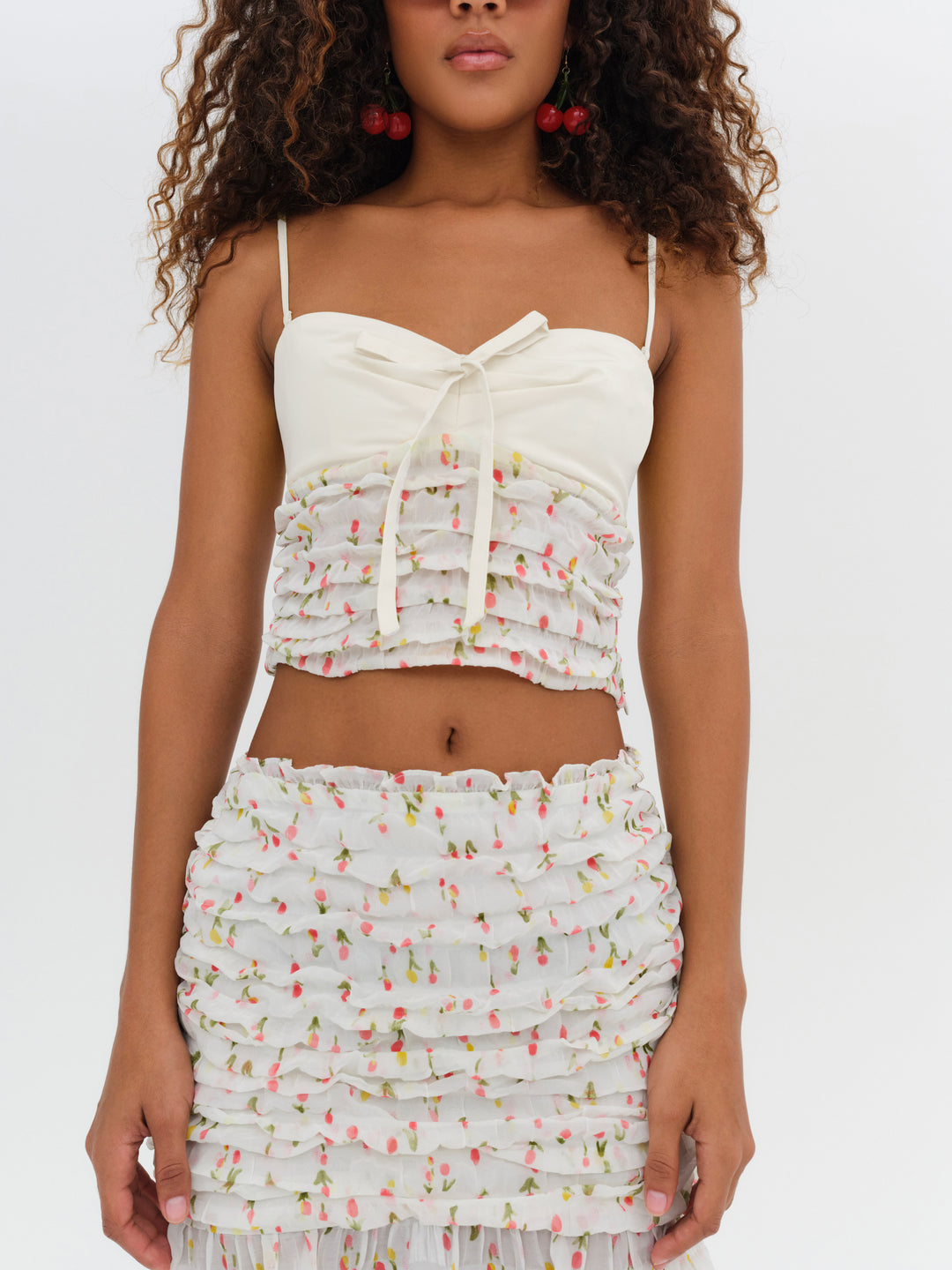 For Love and Lemons Elodie Top - Yellow