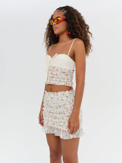 For Love and Lemons Elodie Top - Yellow