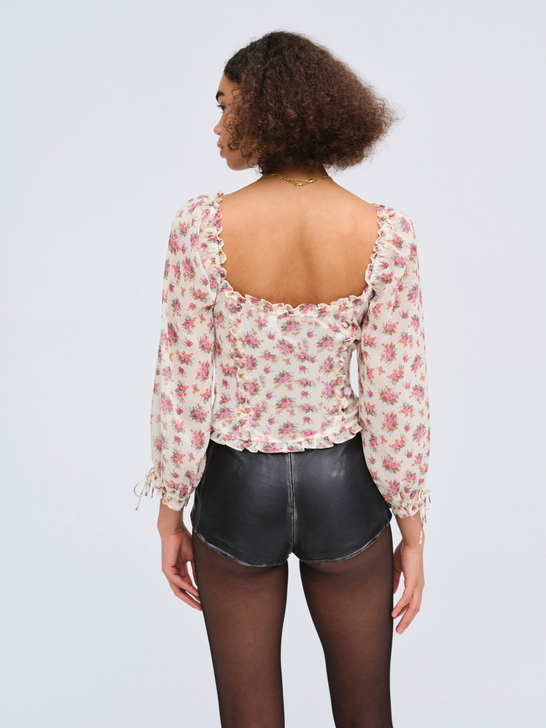 For Love and Lemons Etienne Top - Pink