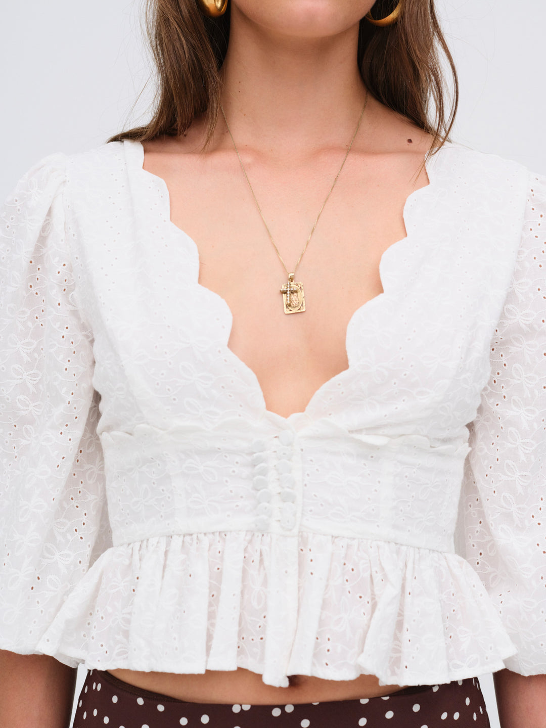 For Love and Lemons Marseille Top - White