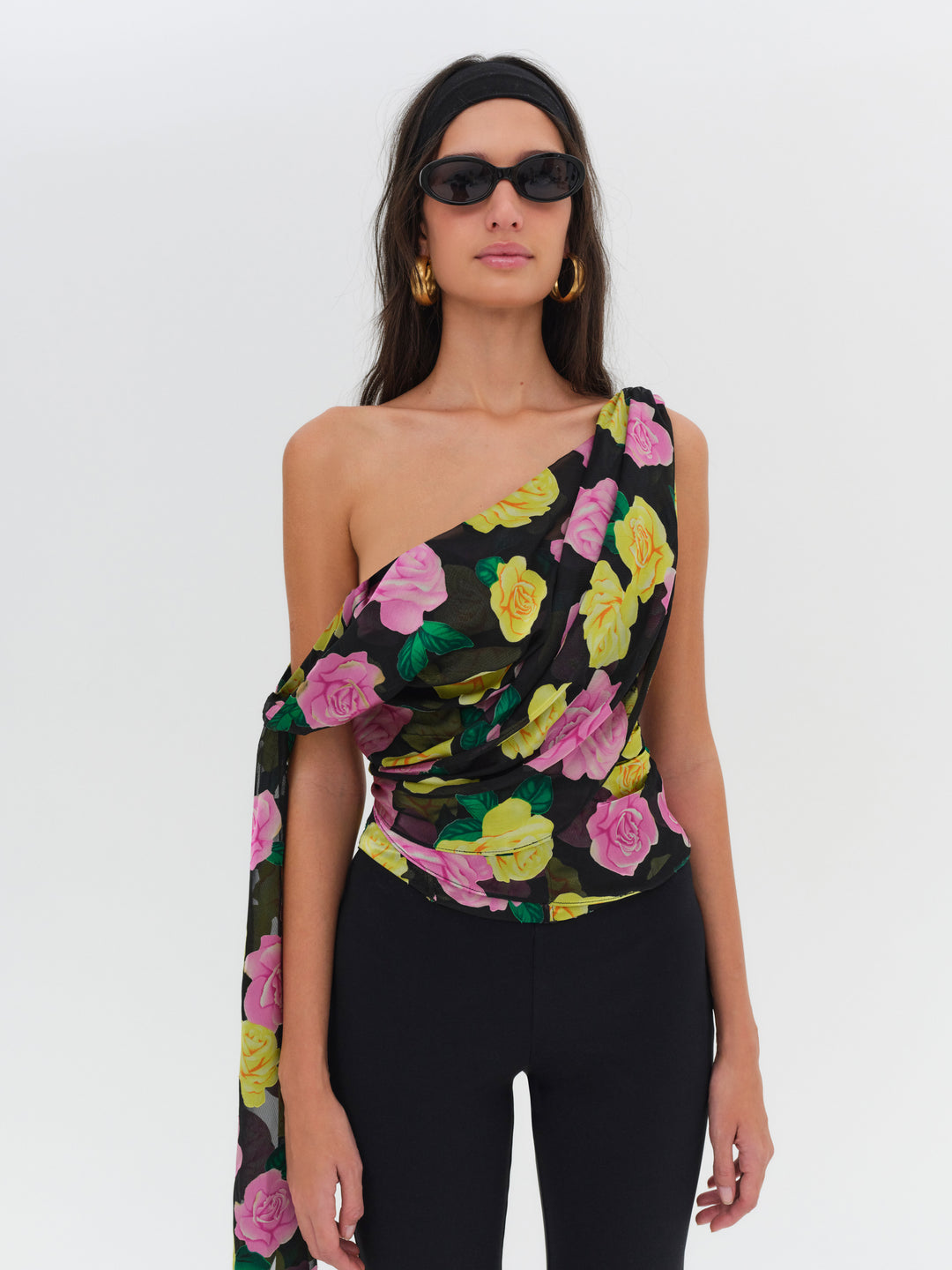 For Love and Lemons Zoey Top - Black