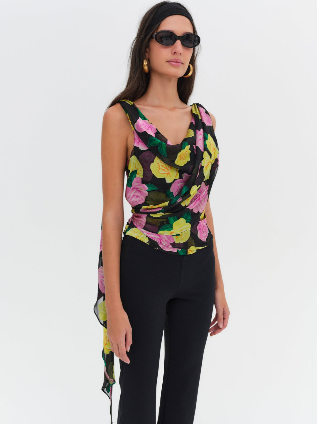 For Love and Lemons Zoey Top - Black