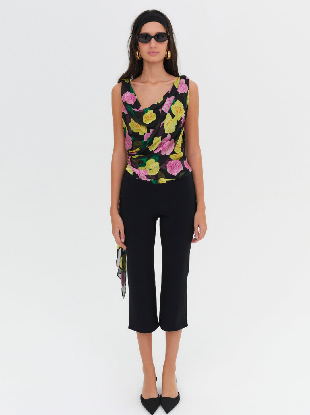 For Love and Lemons Zoey Top - Black