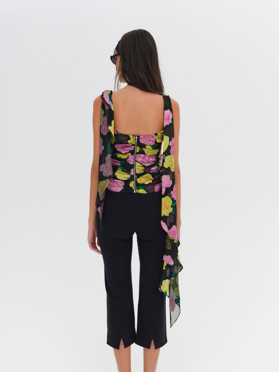 For Love and Lemons Zoey Top - Black