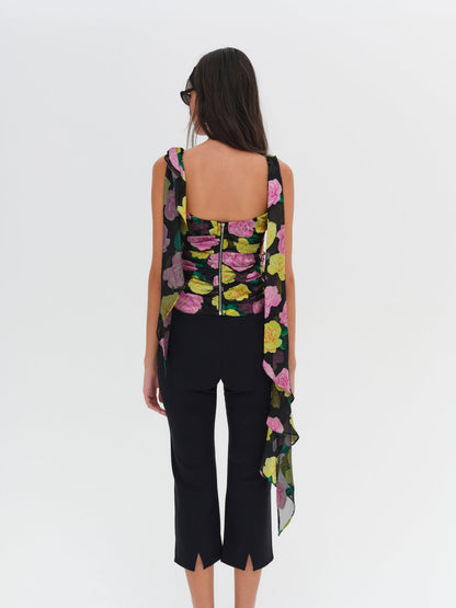 For Love and Lemons Zoey Top - Black
