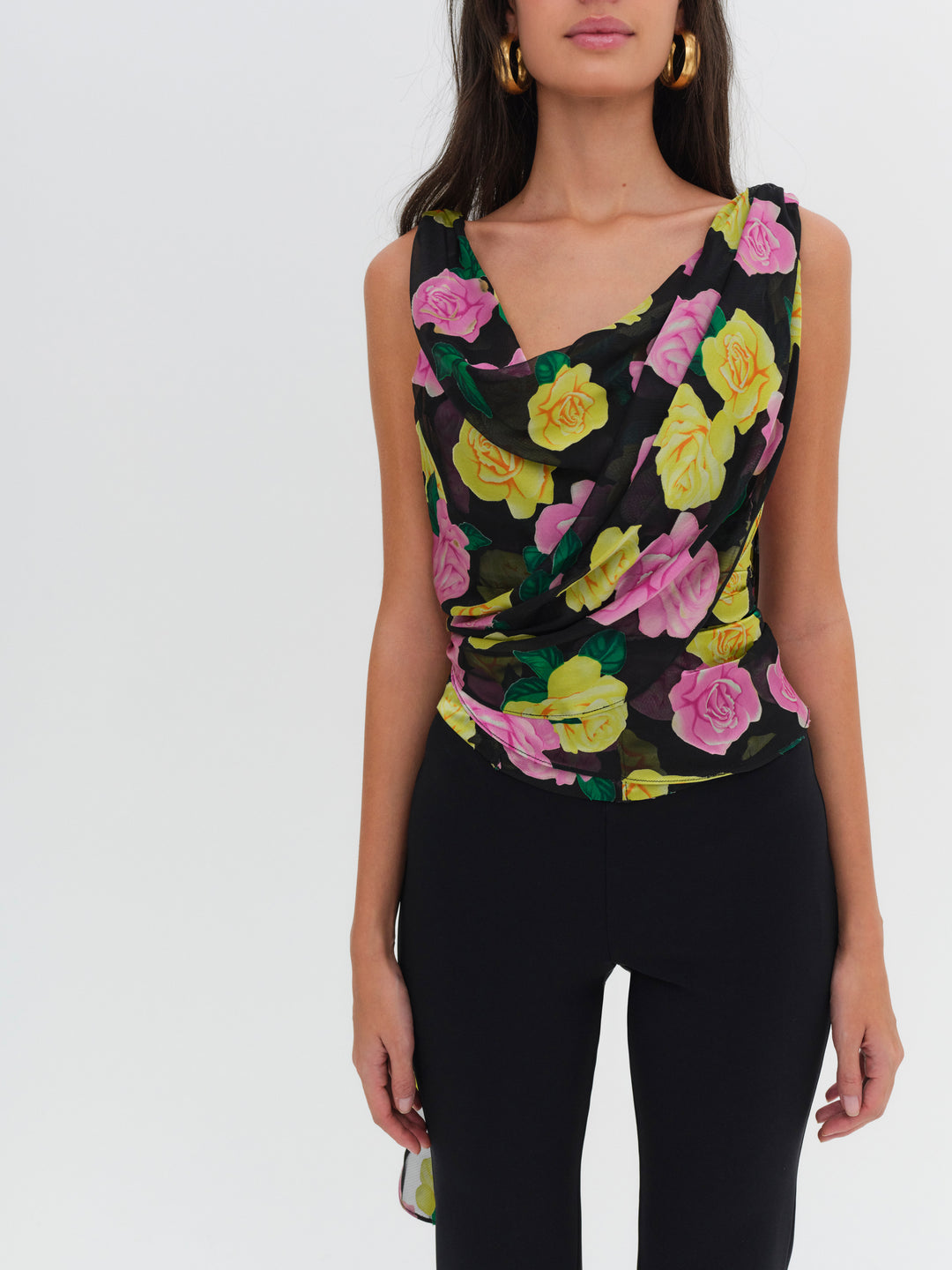 For Love and Lemons Zoey Top - Black