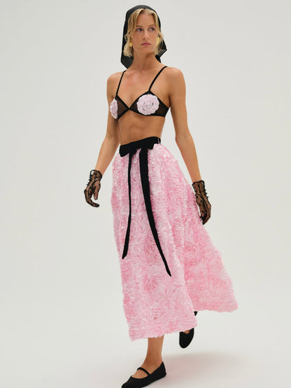 For Love and Lemons Nicolette Bra Top - Pink