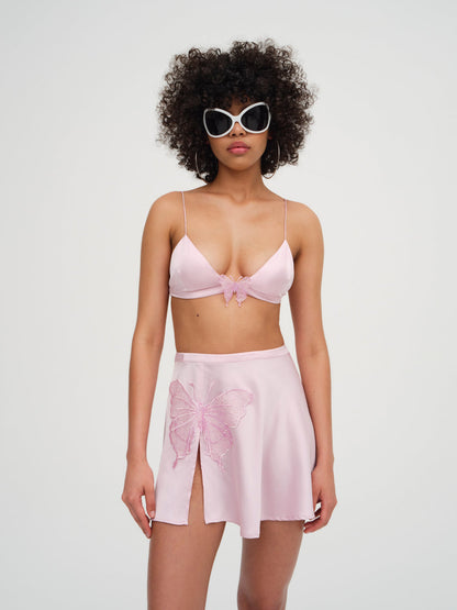 For Love and Lemons Truette Bralette Top - Pink