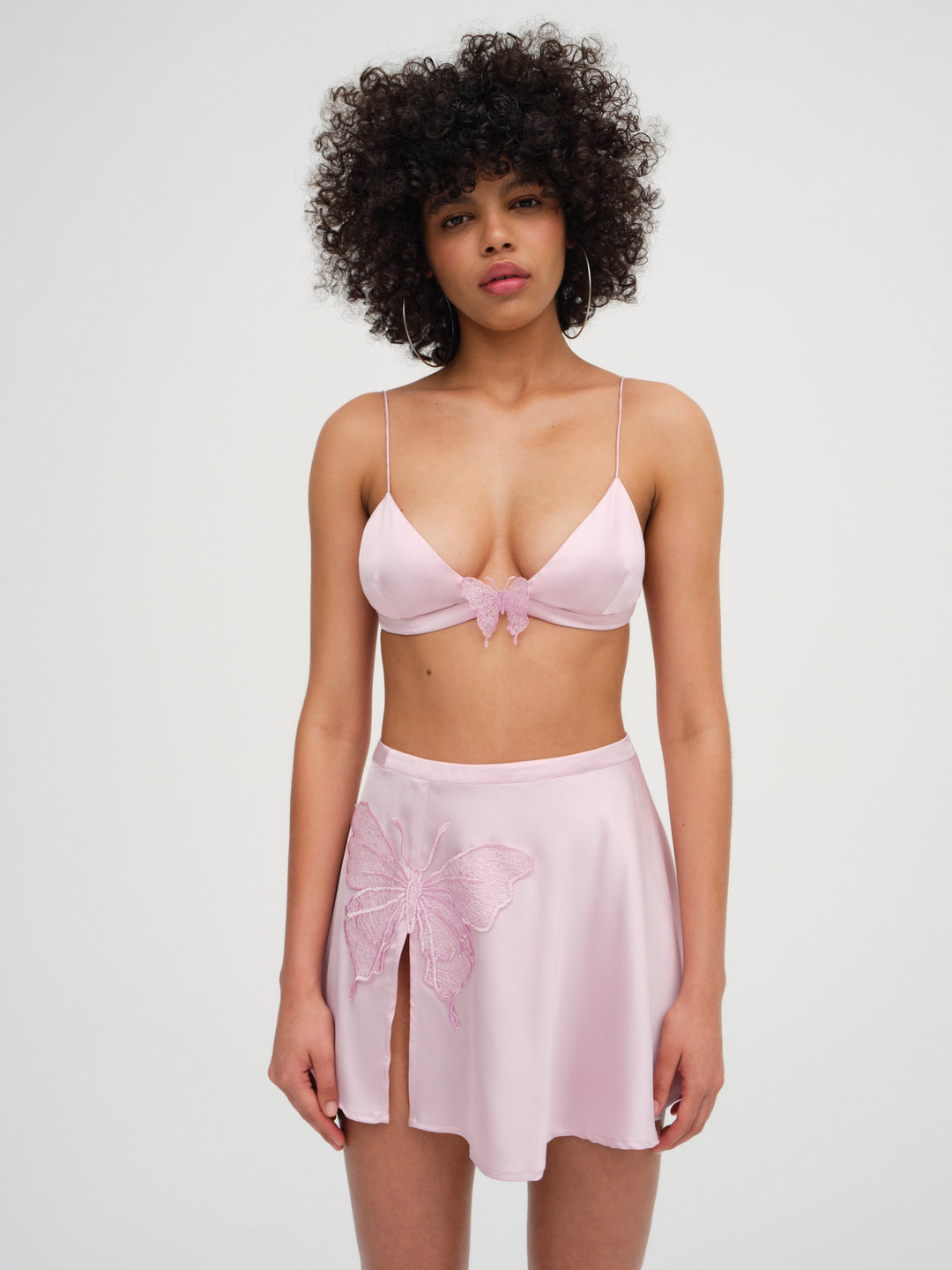 For Love and Lemons Truette Bralette Top - Pink