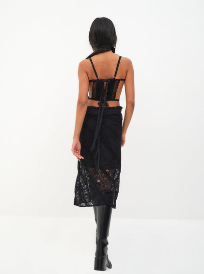 For Love and Lemons Danielle Top - Black