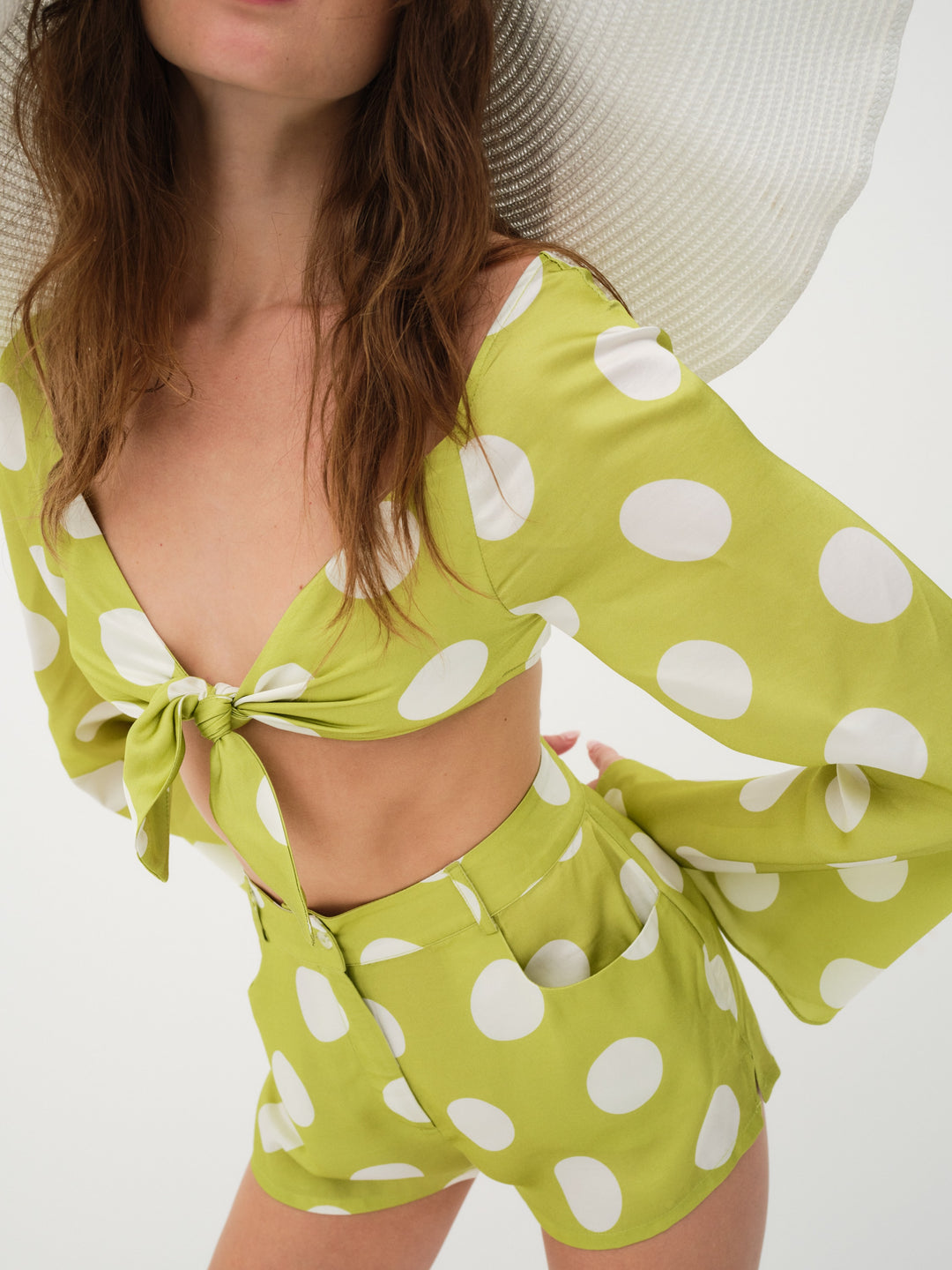 For Love and Lemons Galia Top - Green