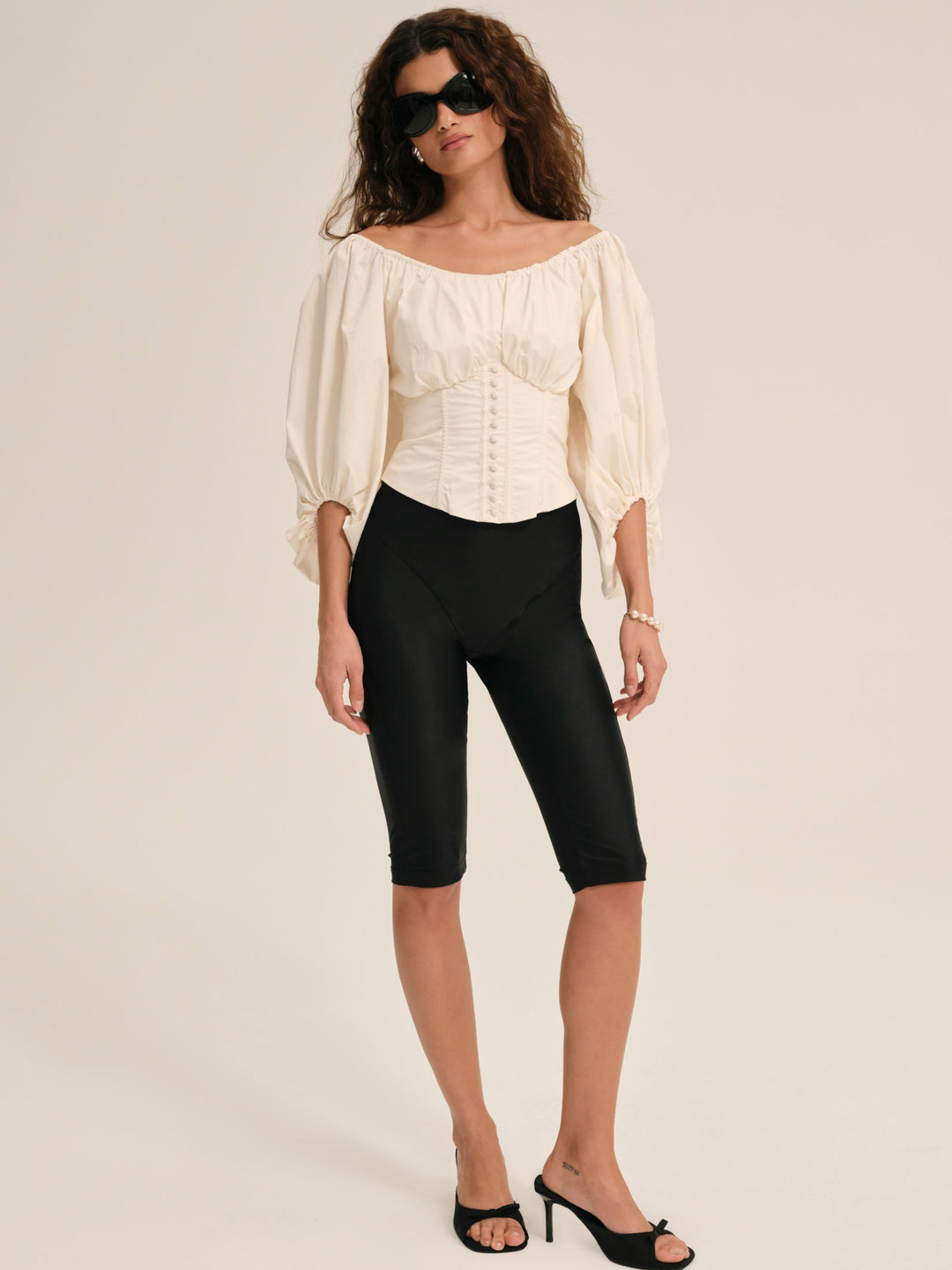 For Love and Lemons Marion Blouse - Cream