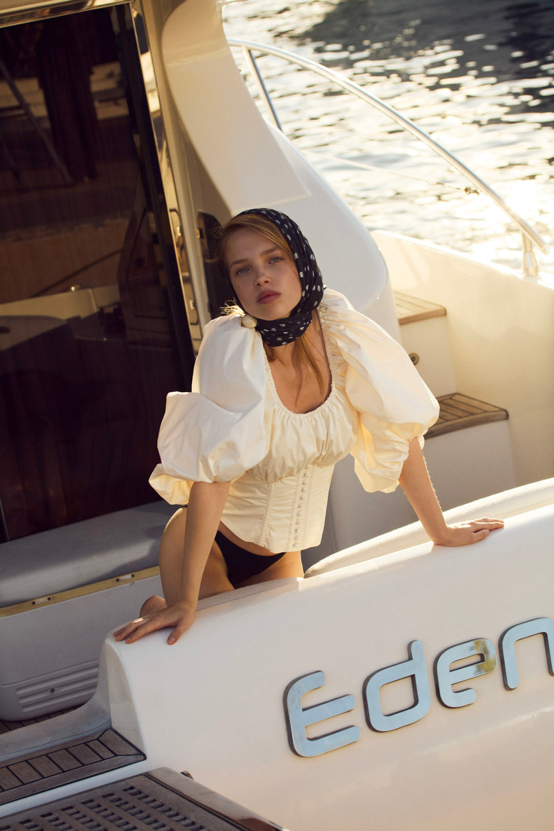 For Love and Lemons Marion Blouse - Cream