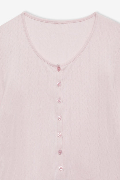 For Love and Lemons Elliana Cardigan - Dusty Pink