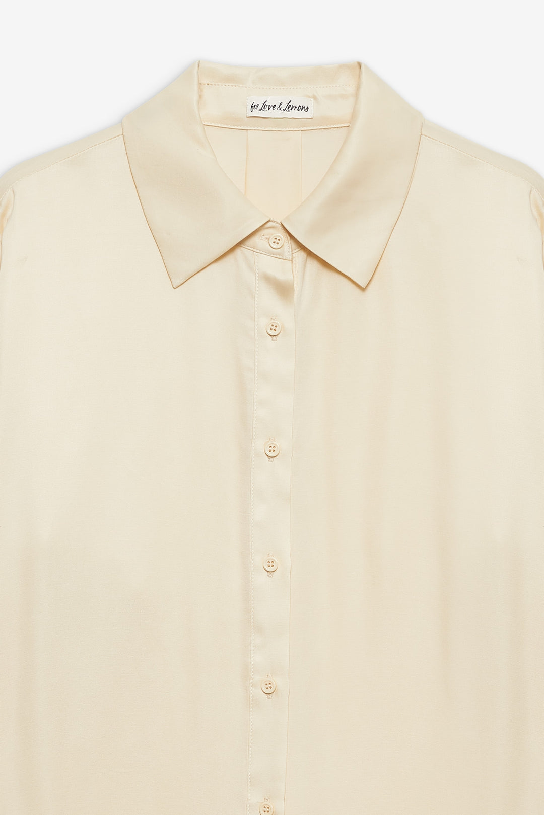 For Love and Lemons Clarabell Button Down Shirt - Yellow