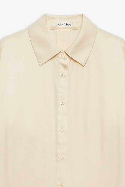 For Love and Lemons Clarabell Button Down Shirt - Yellow