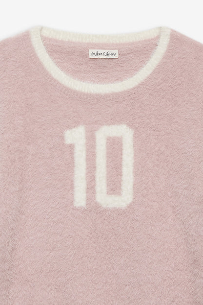 For Love and Lemons Founded in '10 Sweater - Pink