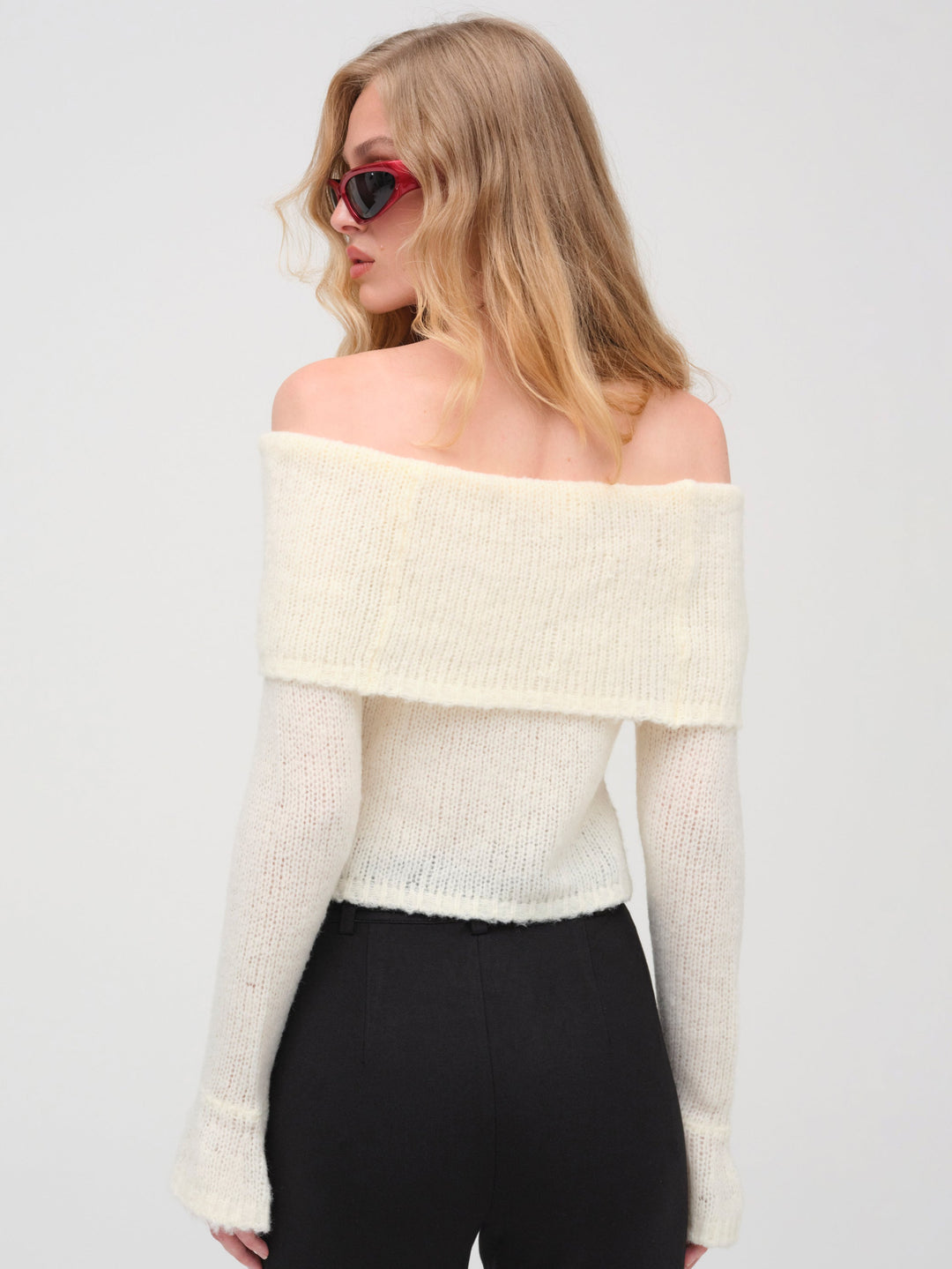 For Love and Lemons Aspen Knit Top - Cream