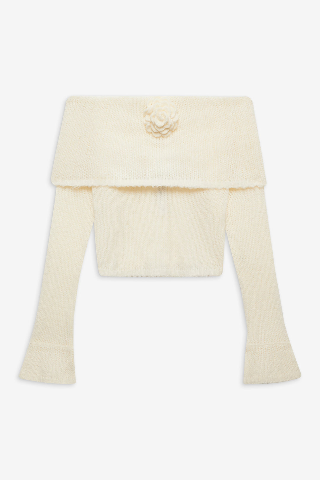 For Love and Lemons Aspen Knit Top - Cream