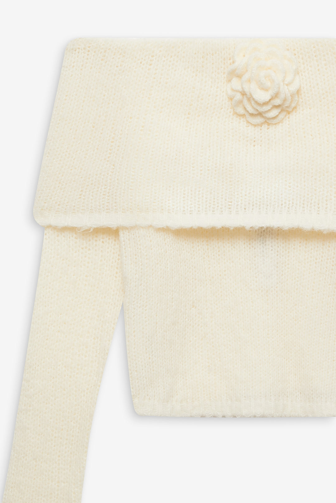 For Love and Lemons Aspen Knit Top - Cream