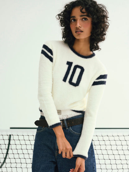 For Love and Lemons Founded in '10 Sweater - Navy