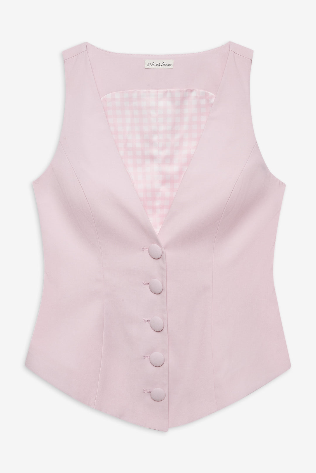 For Love and Lemons Elanah Vest - Pink