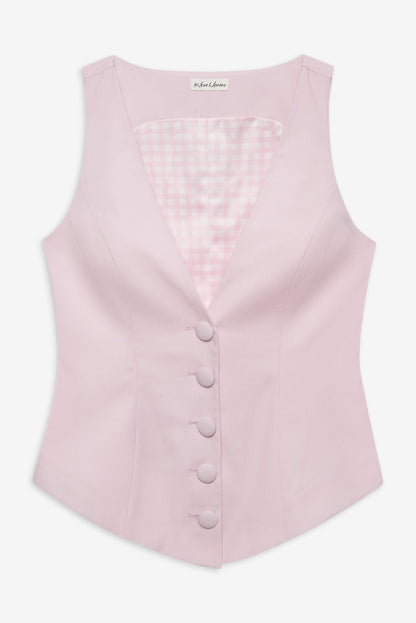 For Love and Lemons Elanah Vest - Pink