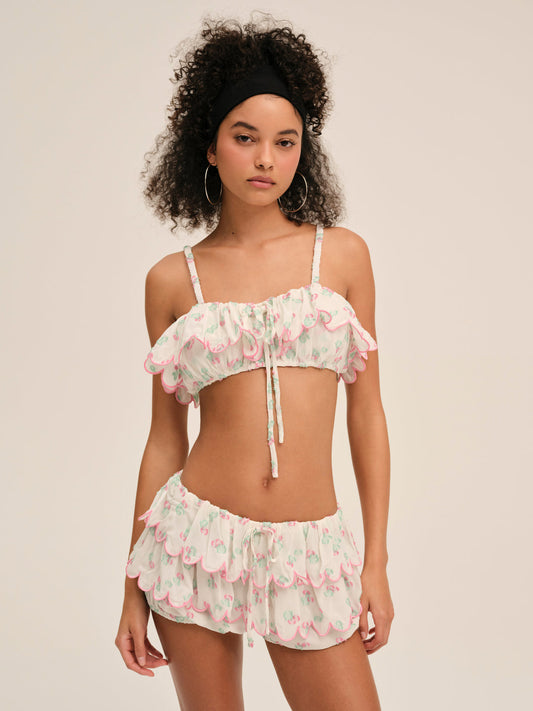 For Love and Lemons Gidget Top - White