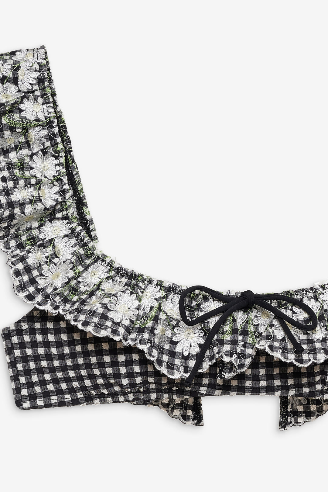For Love and Lemons Daisy Lane Bikini Top - Black