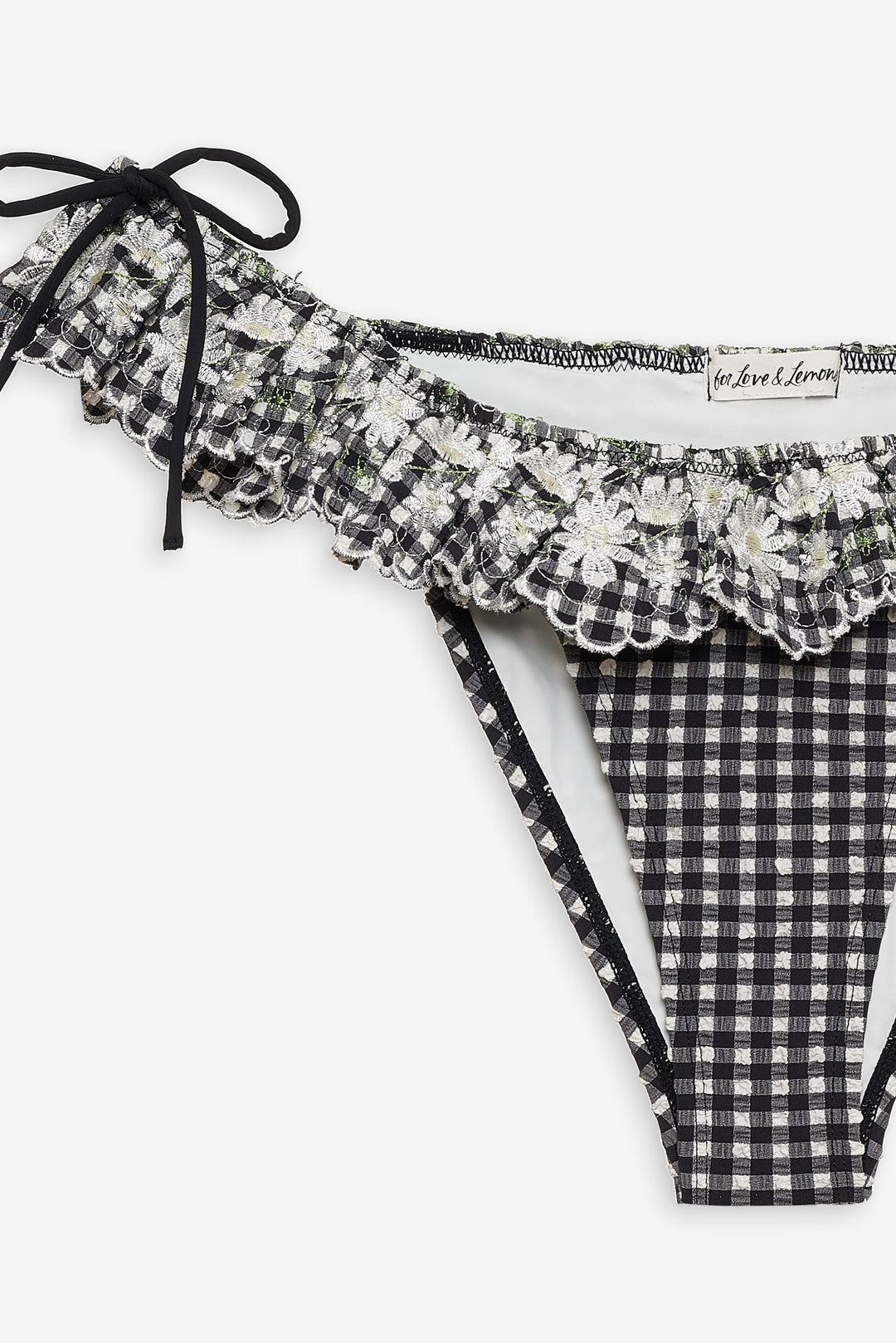 For Love and Lemons Daisy Lane Bikini Bottom - Black