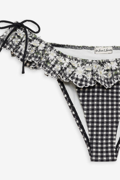 For Love and Lemons Daisy Lane Bikini Bottom - Black